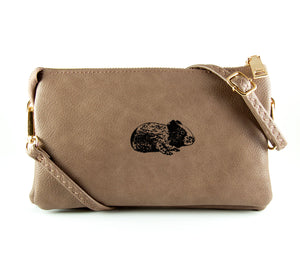The Convertible - Taupe (Black Print)