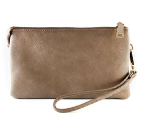 The Convertible - Taupe (Black Print)