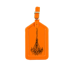 The Traditional - Orange (Black Print) – Shara Porter Designs